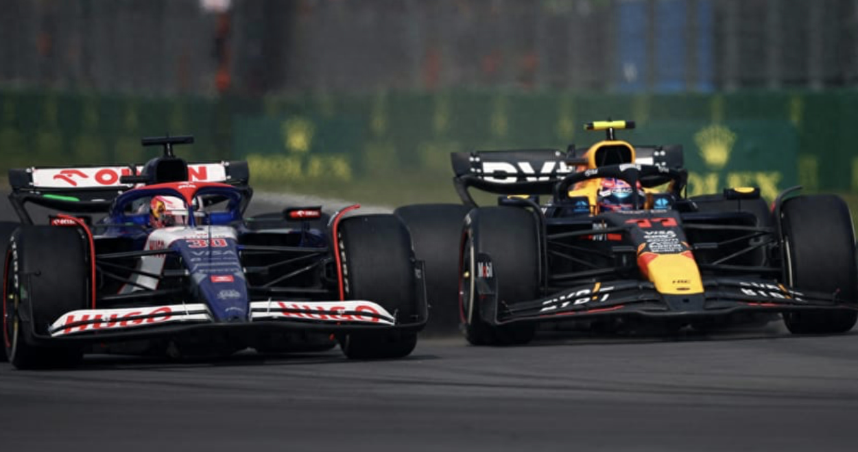 哈斯车队鏖战红牛车队，佩雷兹高光表现